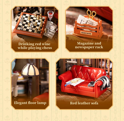 Catherine's Living Room DG175 - Mô hình nhà gỗ tí hon DIY - Rolife