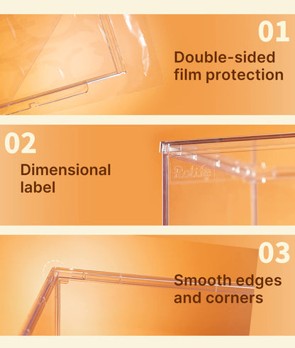 Rolife Miniature House Display Box DF03L - Hộp Trưng Bày Chống Bụi Cho Nhà Gỗ DIY - Rolife