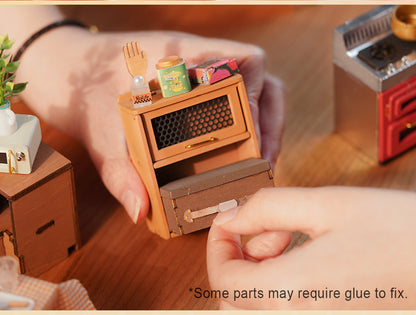 Rolife DIY Miniature House - Cozy Kitchen DG159 - Mô hình nhà gỗ tí hon DIY - Rolife DG159