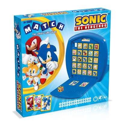 Sonic the Hedgehog Top Trumps Match - The Crazy Cube Game - Trò Chơi Xếp Hình Nối 5 Ô Winning Moves - Hình ảnh sản phẩm