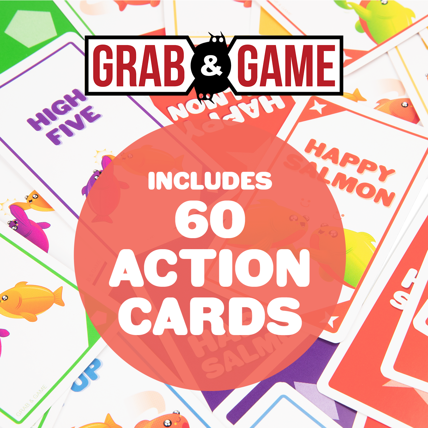 Happy Salmon Grab & Game Edition - Trò chơi thẻ bài tốc độ - Exploding Kittens