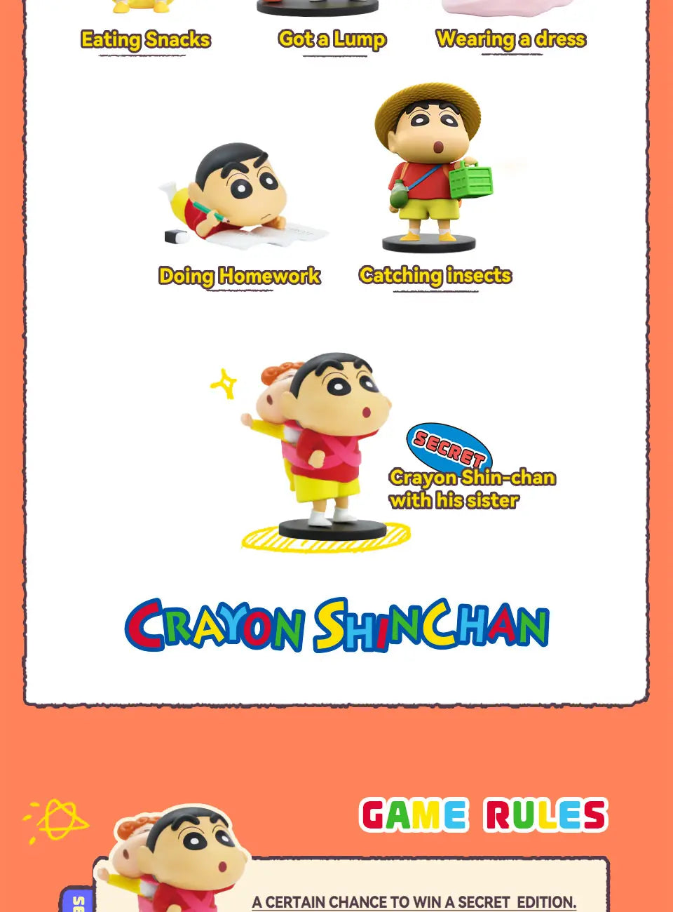 CRAYON SHIN-CHAN DAILY 3RD - Mô hình Blind Box bông (Plush) - 52TOYS