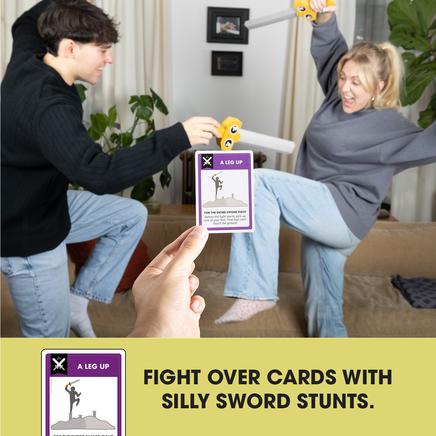 Let's Hit Each Other With Fake Swords - Trò chơi thẻ bài đối kháng - Exploding Kittens