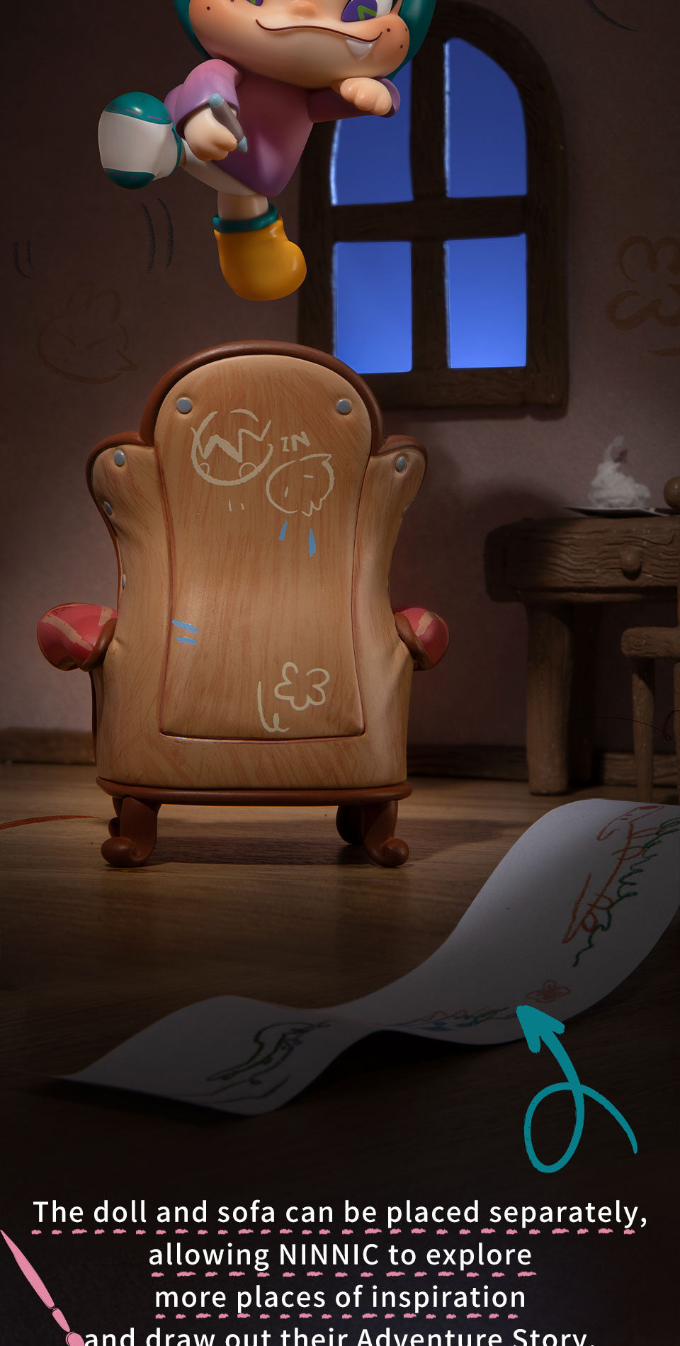 NINNIC SOFA DIARY FIGURE - Mô hình Blind Box Art Toy - 52TOYS