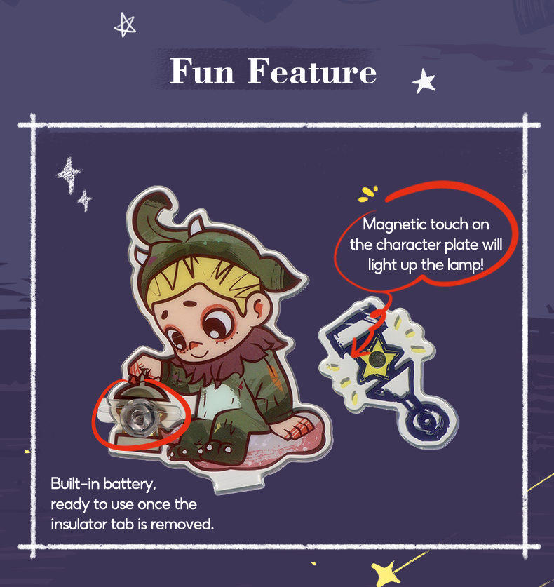 NOOK NIGHT SERIES ACRYLIC LIGHT-UP STANDEE - DREAM EATING TAPIR - Standee Acrylic Đèn LED Trang Trí - 52TOYS