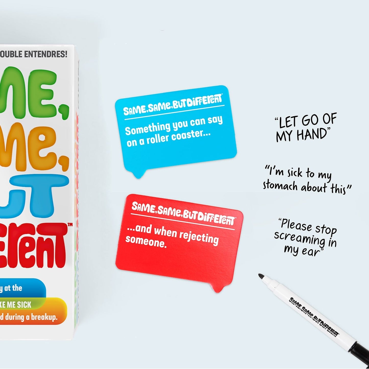 Same Same But Different Card Game: Hilarious Double Entendres Relatable - ảnh 5 - Board Game