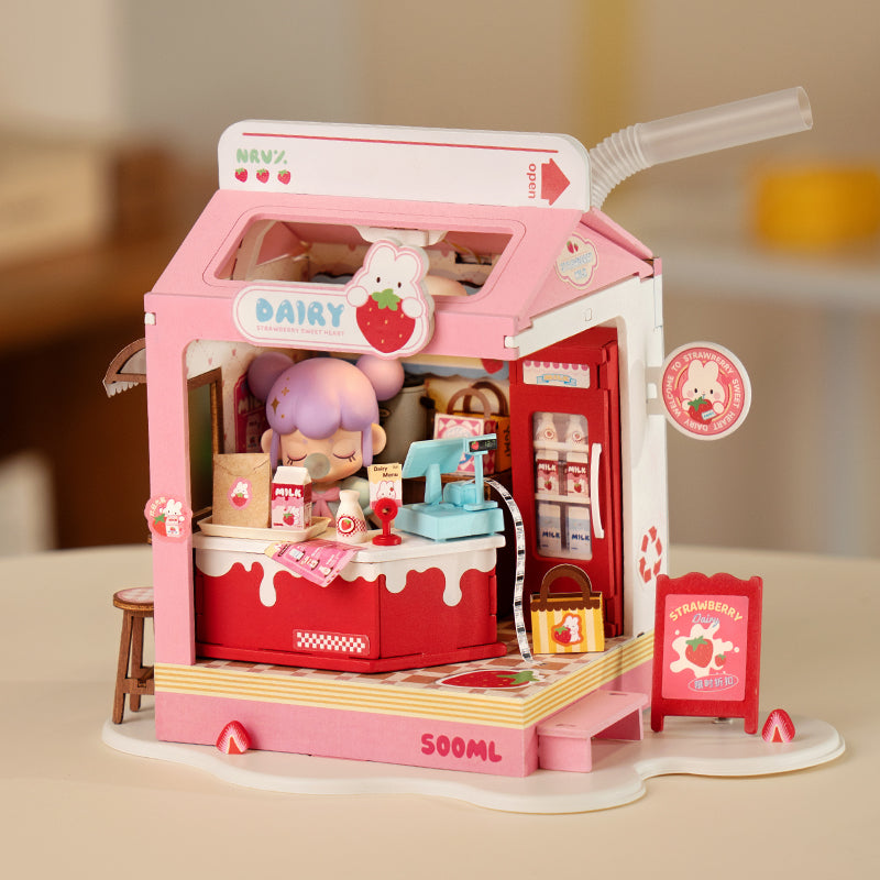 Rolife Food Box Shop - Mô hình nhà búp bê tí hon DIY - Rolife