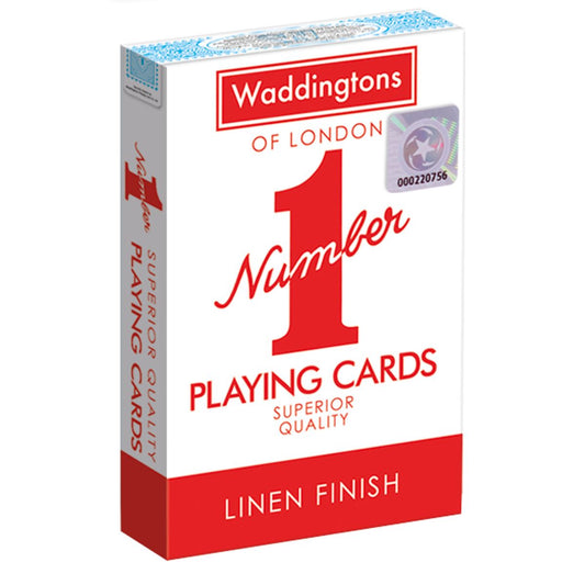 Classic Red Waddingtons Number 1 Playing Cards - Bộ Bài Tây Cao Cấp - Waddingtons - Hình ảnh sản phẩm