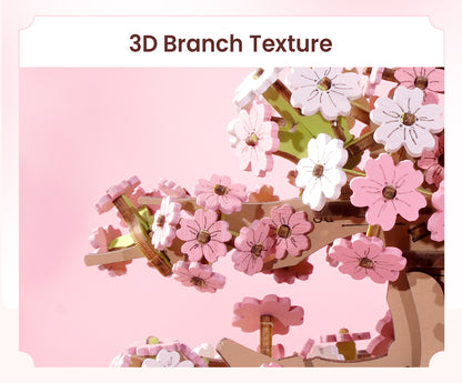 Rolife 3D Wooden Puzzle - Sakura Bonsai TG415 - Mô hình lắp ráp gỗ 3D - Rolife
