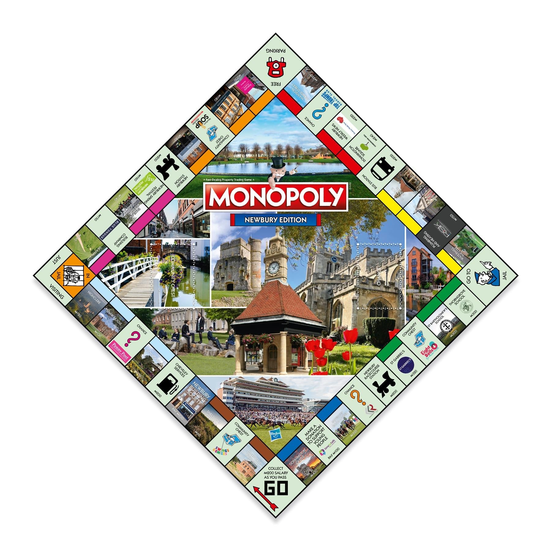 Newbury Monopoly Board Game - Cờ Tỷ Phú Phiên Bản Đặc Biệt Newbury - Winning Moves - Hình ảnh chi tiết 2