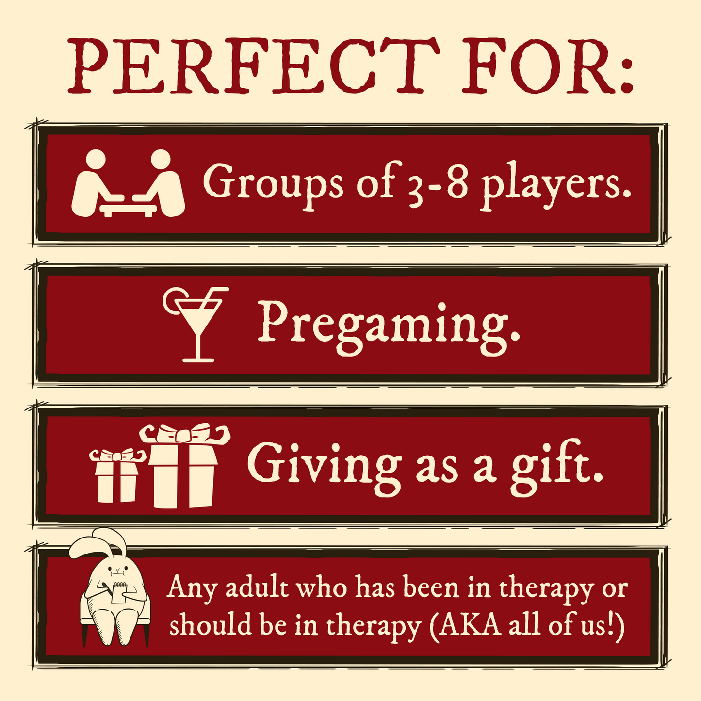 Horrible Therapist (Extra Horrible Edition) - Board Game Thẻ Bài Hài Hước - Exploding Kittens