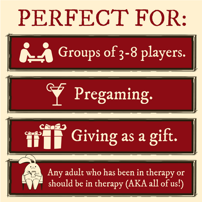 Horrible Therapist (Base Edition) - Trò chơi thẻ bài hài hước người lớn - Exploding Kittens