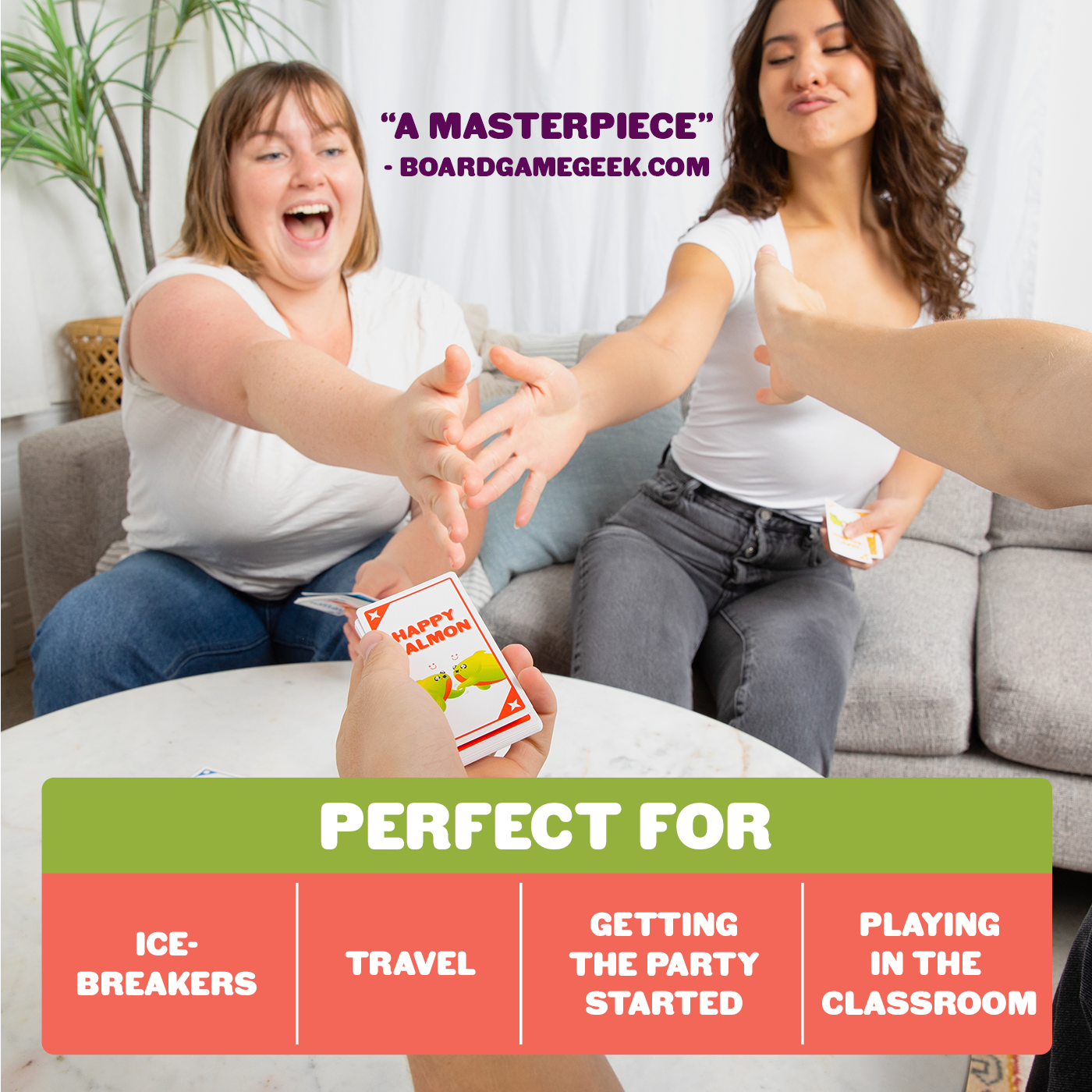 Happy Salmon (Small Version) - Board game thẻ bài tiệc tùng - Exploding Kittens