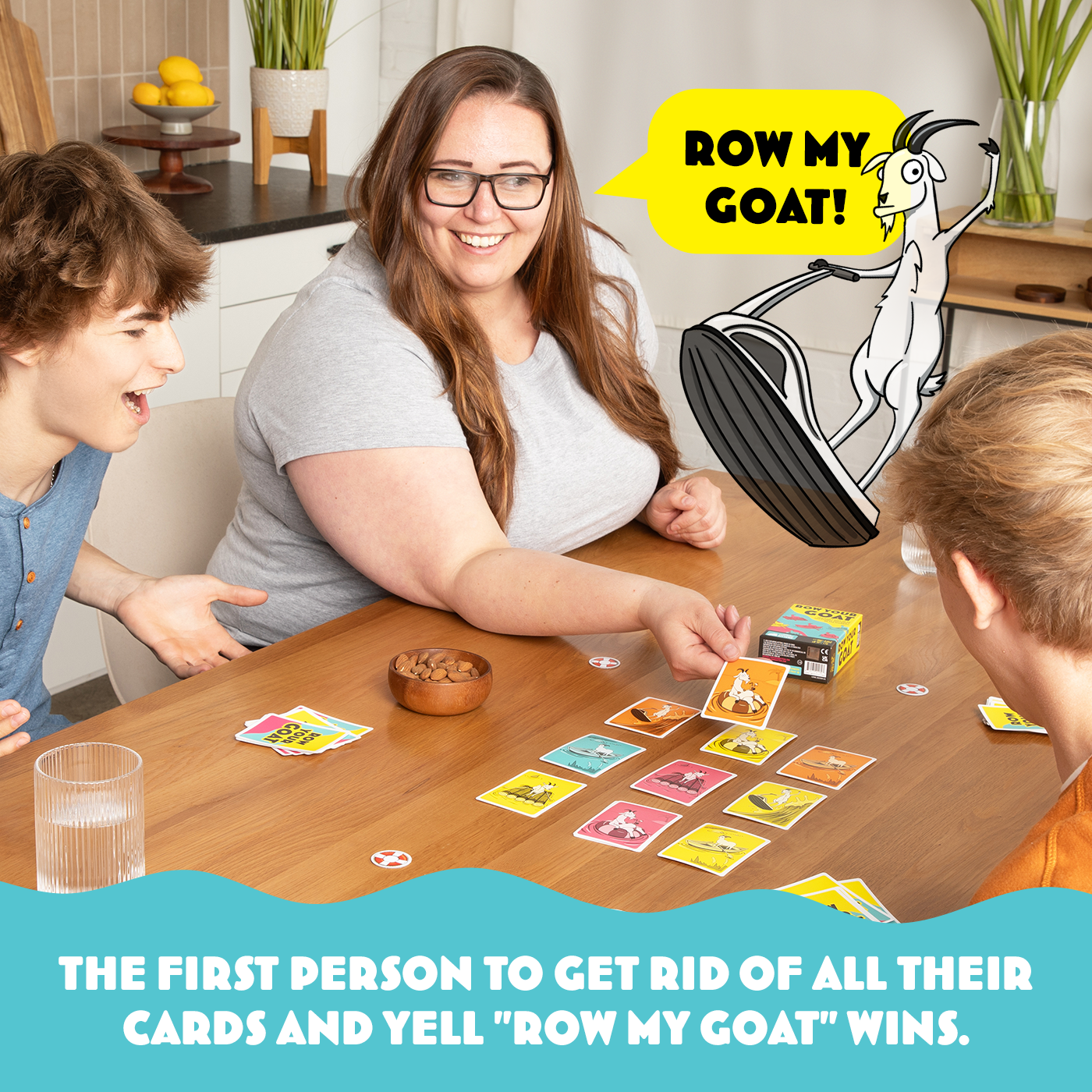 Row Your Goat - Trò chơi thẻ bài phản xạ & tốc độ - Exploding Kittens