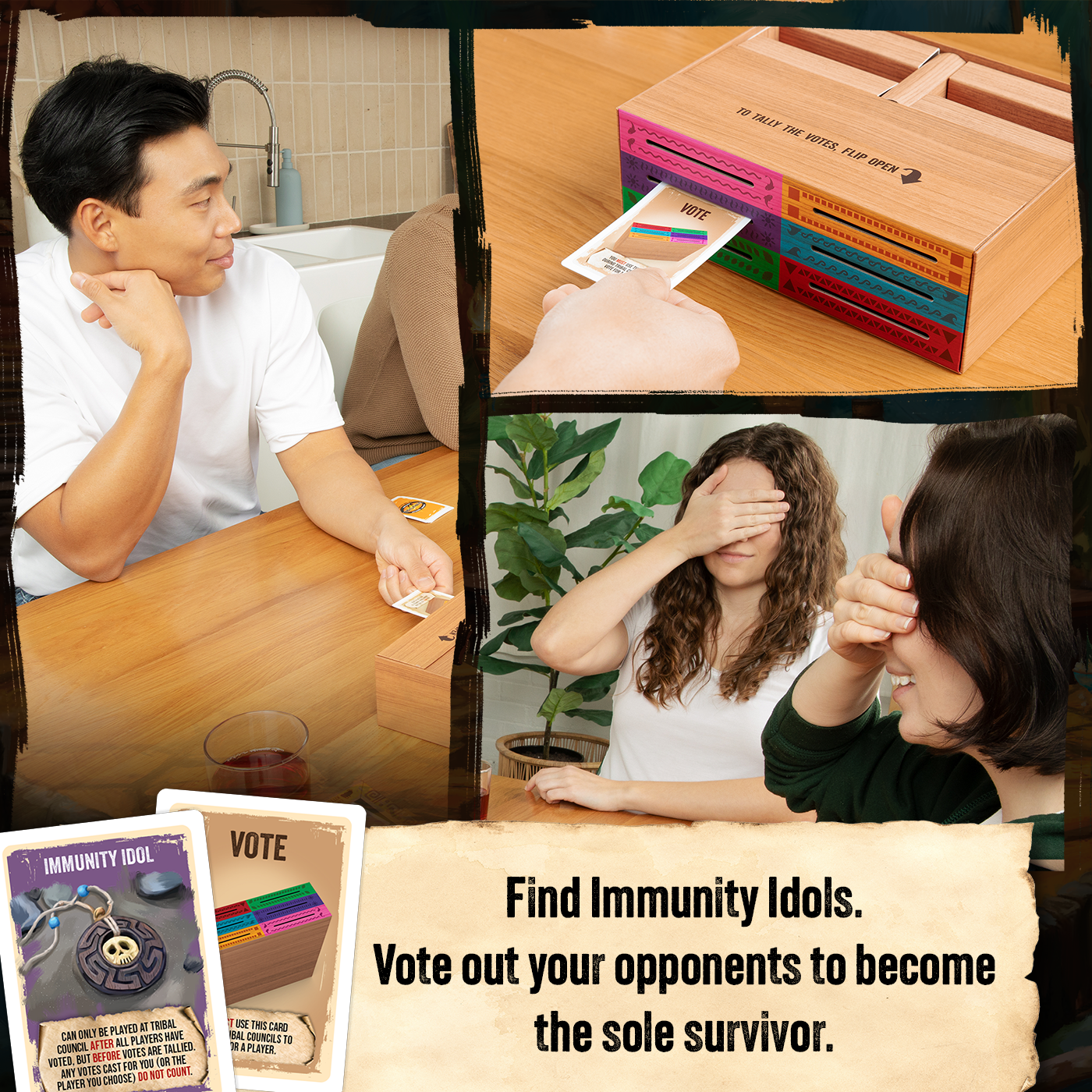 Survivor: The Tribe Has Spoken - Board Game Chiến Thuật Xã Hội - Exploding Kittens