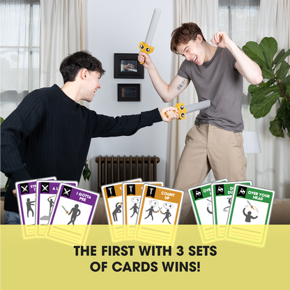 Let's Hit Each Other With Fake Swords - Trò chơi thẻ bài đối kháng - Exploding Kittens
