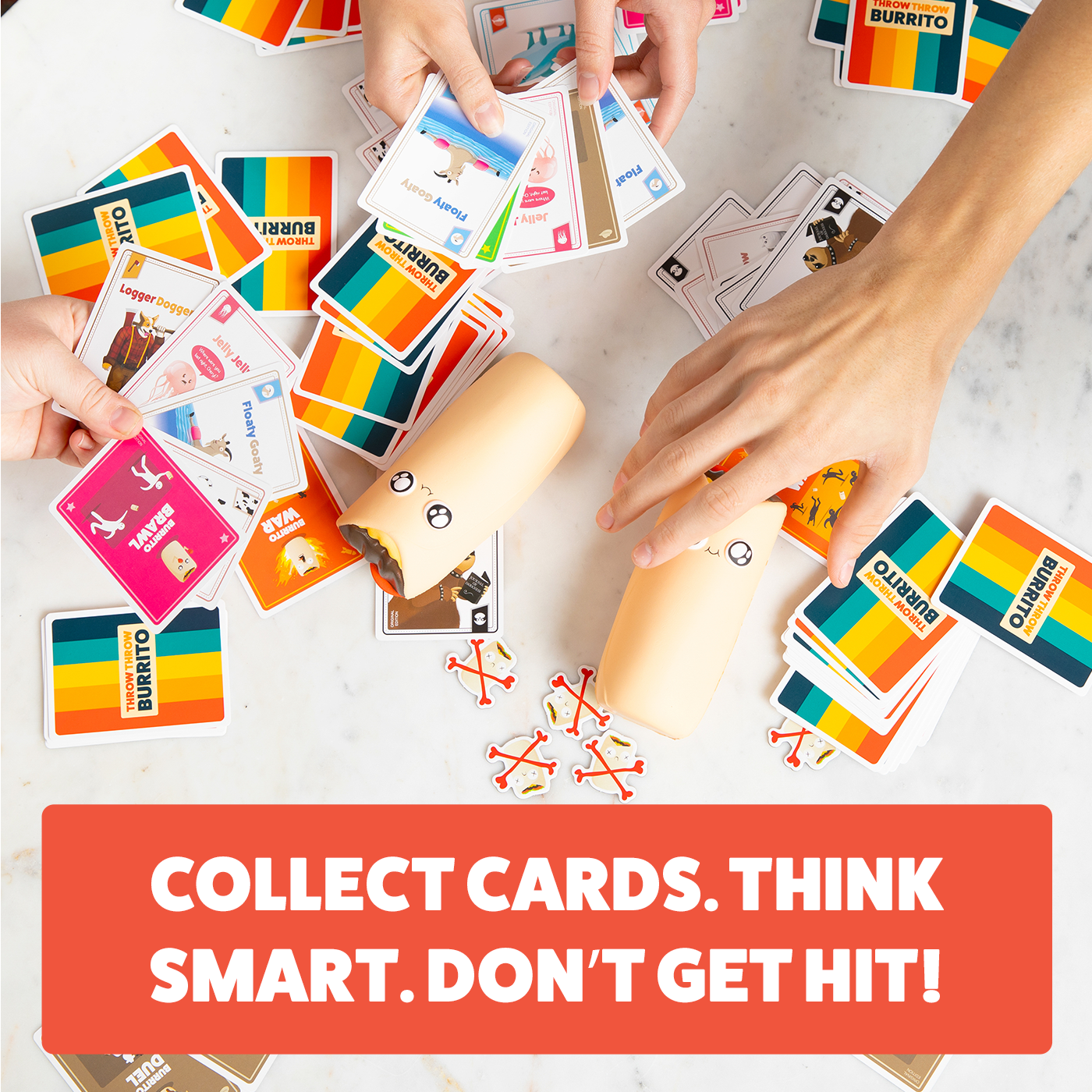 Throw Throw Burrito - Trò chơi thẻ bài ném bóng né - Exploding Kittens