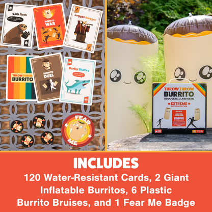 Throw Throw Burrito: Extreme Outdoor Edition - Board game ném bóng né ngoài trời - Exploding Kittens