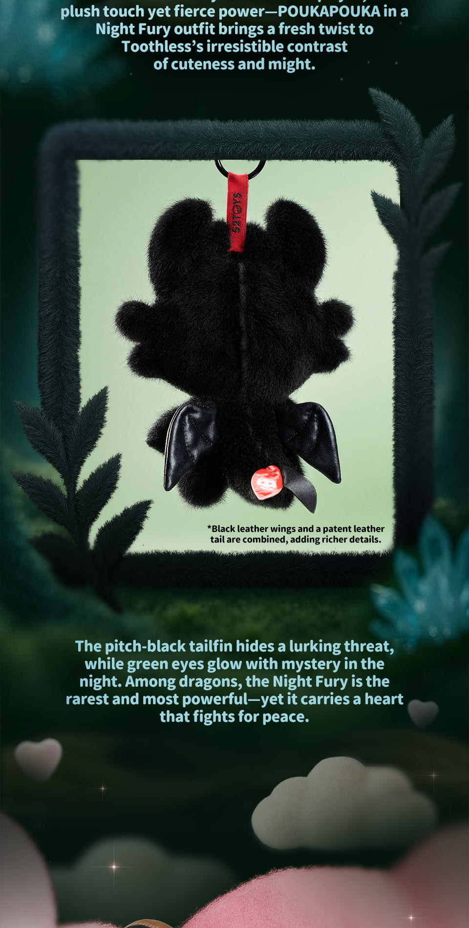 POUKAPOUKA x HOW TO TRAIN YOUR DRAGON - LIGHT FURY, VINYL PLUSH TOY - Thú nhồi bông Vinyl - 52TOYS