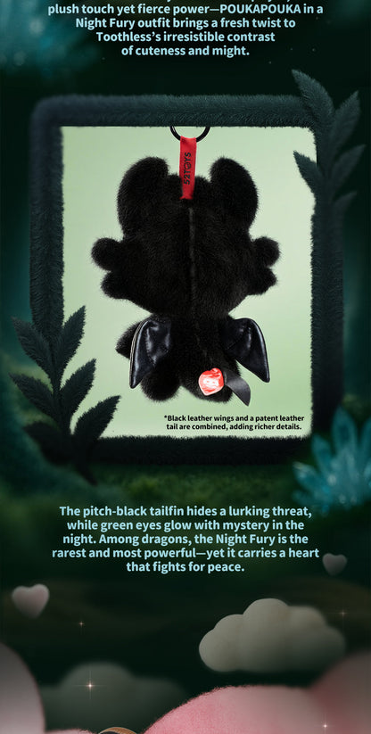 POUKAPOUKA x HOW TO TRAIN YOUR DRAGON - LIGHT FURY, VINYL PLUSH TOY - Thú nhồi bông Vinyl - 52TOYS