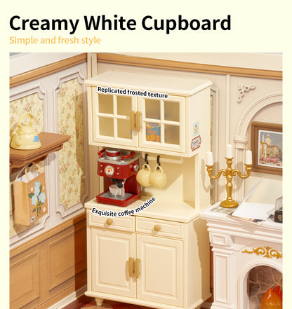 Rolife Warm Dining Room DW015B - Nhà mô hình mini lắp ráp - Super Creator Series