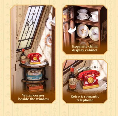 Catherine's Living Room DG175 - Mô hình nhà gỗ tí hon DIY - Rolife