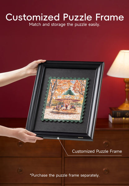 Rowood Christmas Town Wooden Jigsaw Puzzle TA007 - Xếp hình gỗ 3D trí tuệ - Rolife