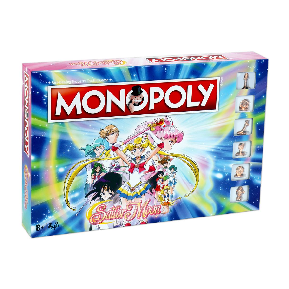Sailor Moon Monopoly Board Game - Cờ Tỷ Phú Thủy Thủ Mặt Trăng - Winning Moves - Hình ảnh sản phẩm
