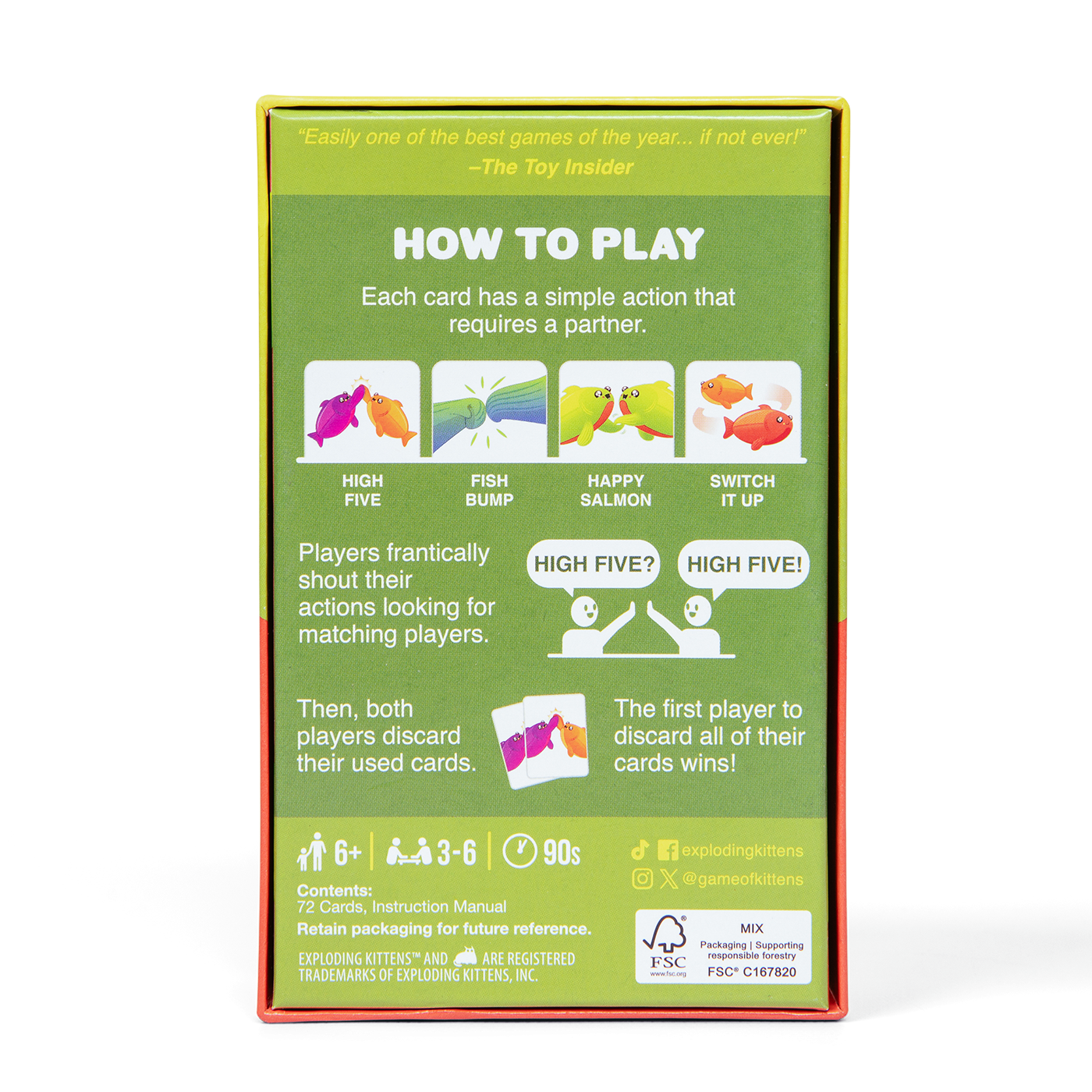 Happy Salmon (Small Version) - Board game thẻ bài tiệc tùng - Exploding Kittens