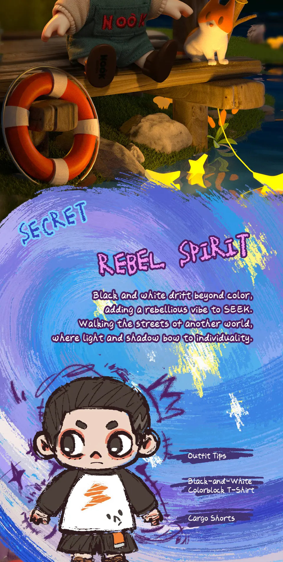 NOOK PLUSH DOLL BLIND BOX - Mô hình Búp bê bông Art Toy - 52TOYS