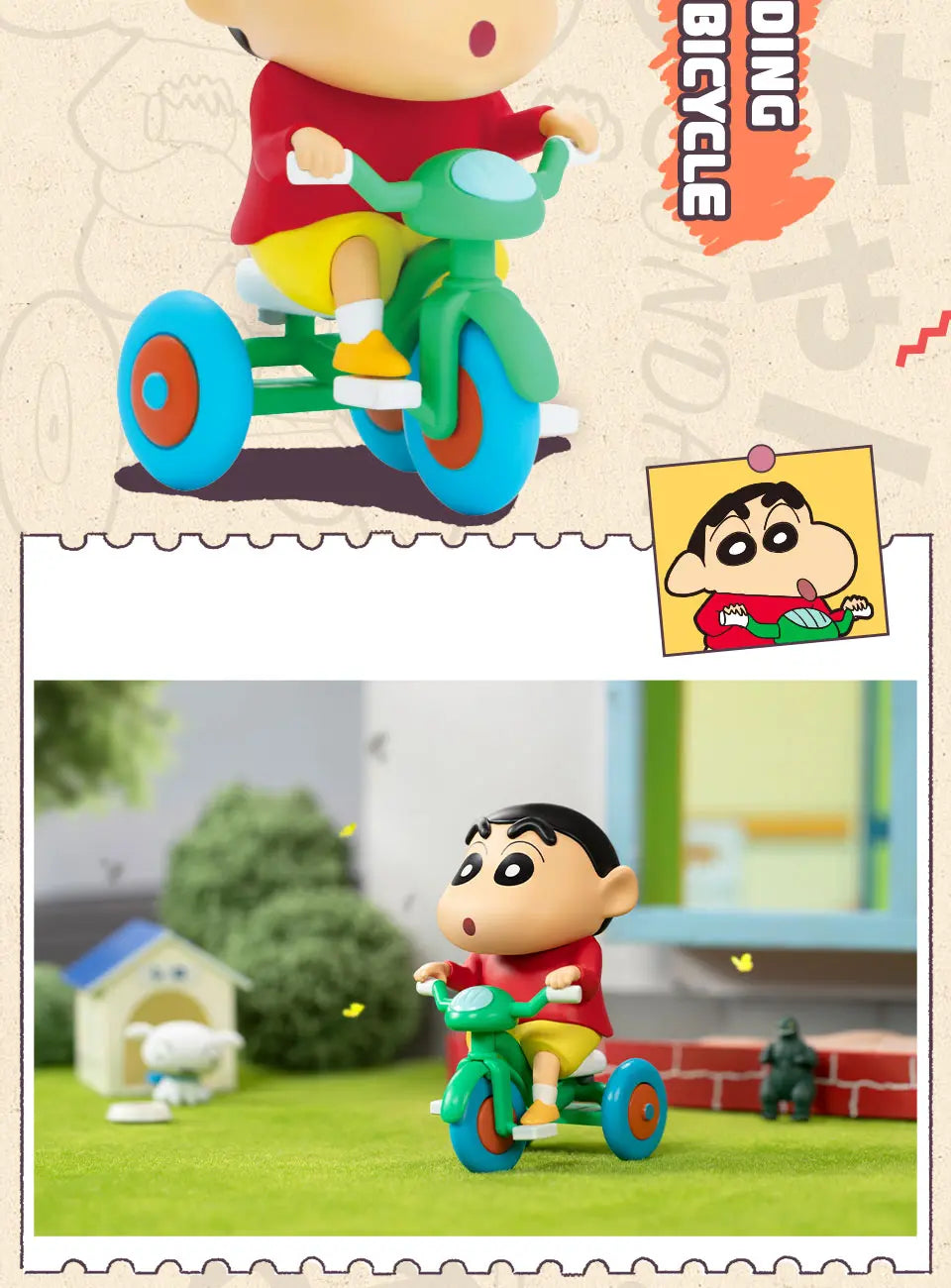 CRAYON SHIN-CHAN DAILY 3RD - Mô hình Blind Box bông (Plush) - 52TOYS