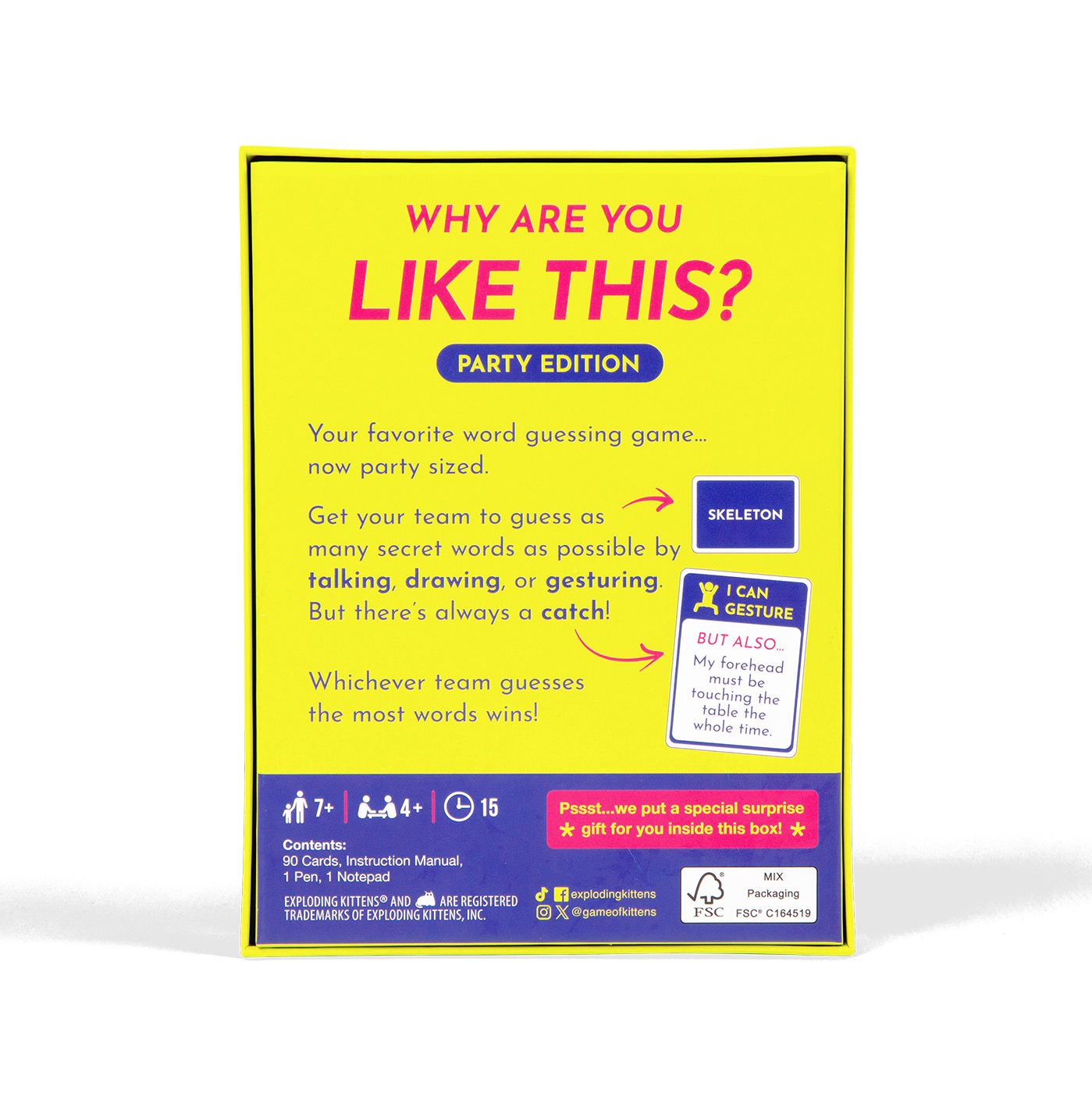 Why Are You Like This? Grab & Game (Party Edition) - Board game đoán từ tiệc tùng - Exploding Kittens