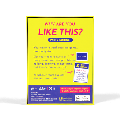 Why Are You Like This? Grab & Game (Party Edition) - Board game đoán từ tiệc tùng - Exploding Kittens