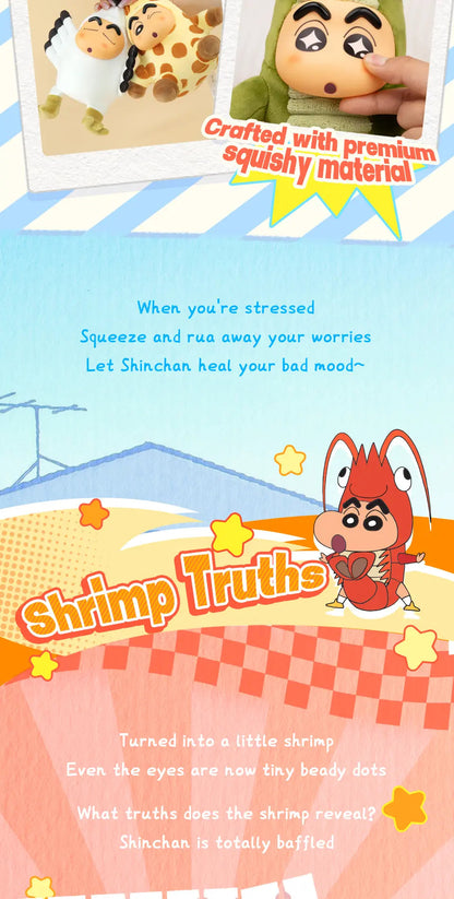 Crayon Shinchan Growing Fun Blind Box - Mô hình Art Toy Blind Box - 52TOYS