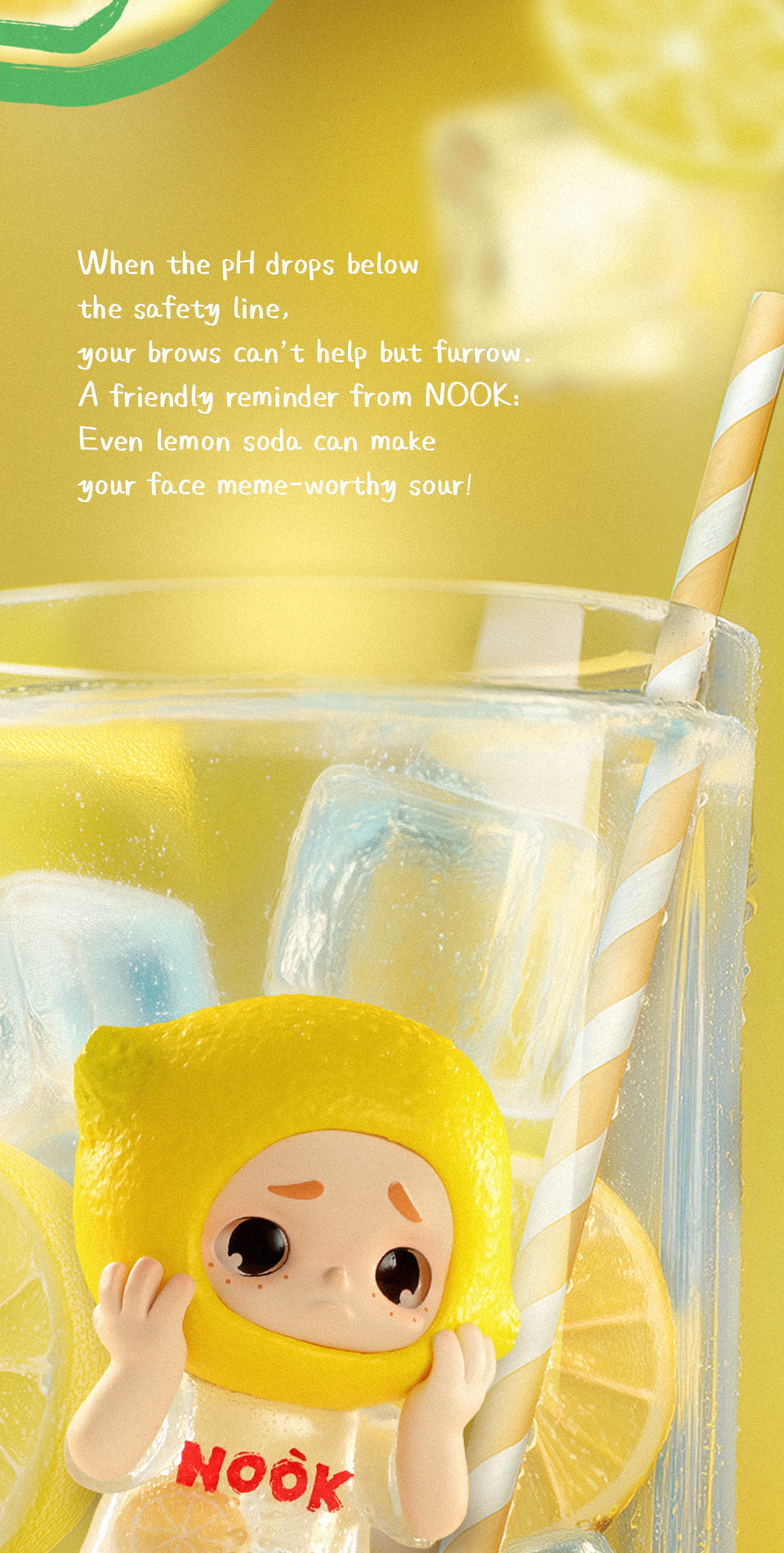 NOOK - LEMON SODA 100% LIMITED EDITION - Mô Hình Art Toy Figure - 52TOYS