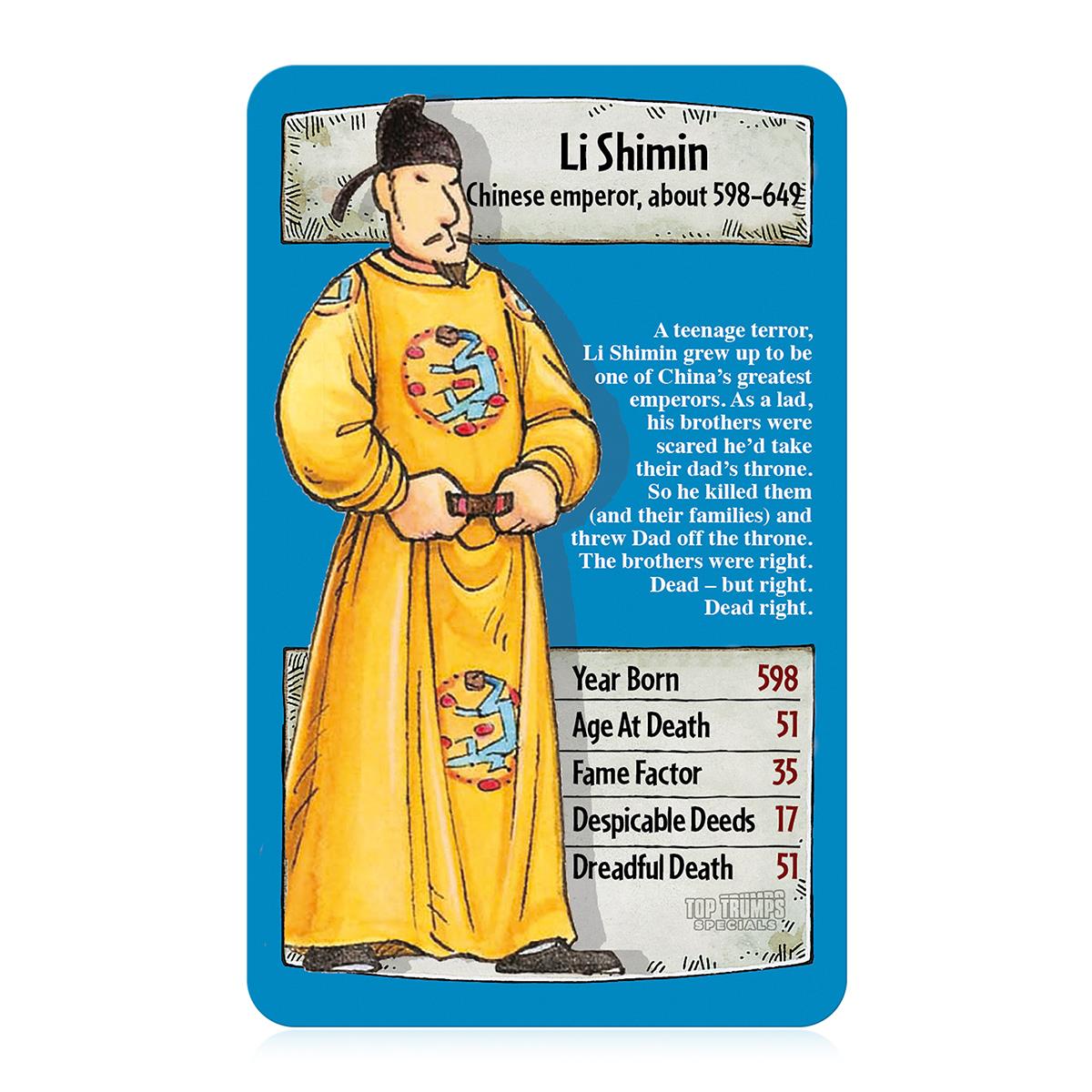 Horrible Histories Top Trumps Card Game - Trò Chơi Thẻ Bài Lịch Sử - Winning Moves - Hình ảnh bổ sung 4
