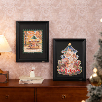 Rowood Christmas Town Wooden Jigsaw Puzzle TA007 - Xếp hình gỗ 3D trí tuệ - Rolife