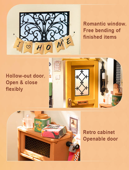 Rolife DIY Miniature House - Cozy Kitchen DG159 - Mô hình nhà gỗ tí hon DIY - Rolife DG159