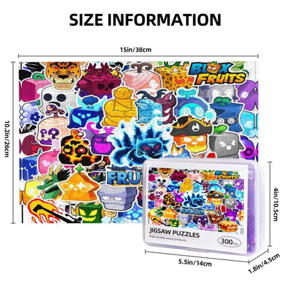 Blox Fruits 300 Piece Jigsaw Puzzle - Đồ Chơi Xếp Hình 300 Miếng Trí Tuệ GHJOWpill - Hình ảnh bổ sung 4