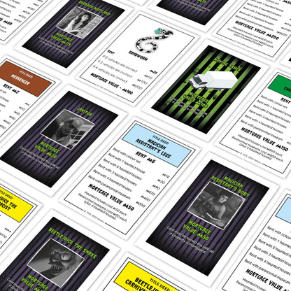 Beetlejuice Monopoly Board Game - Cờ Tỷ Phú Beetlejuice Chính Hãng Winning Moves - Góc nhìn khác 3