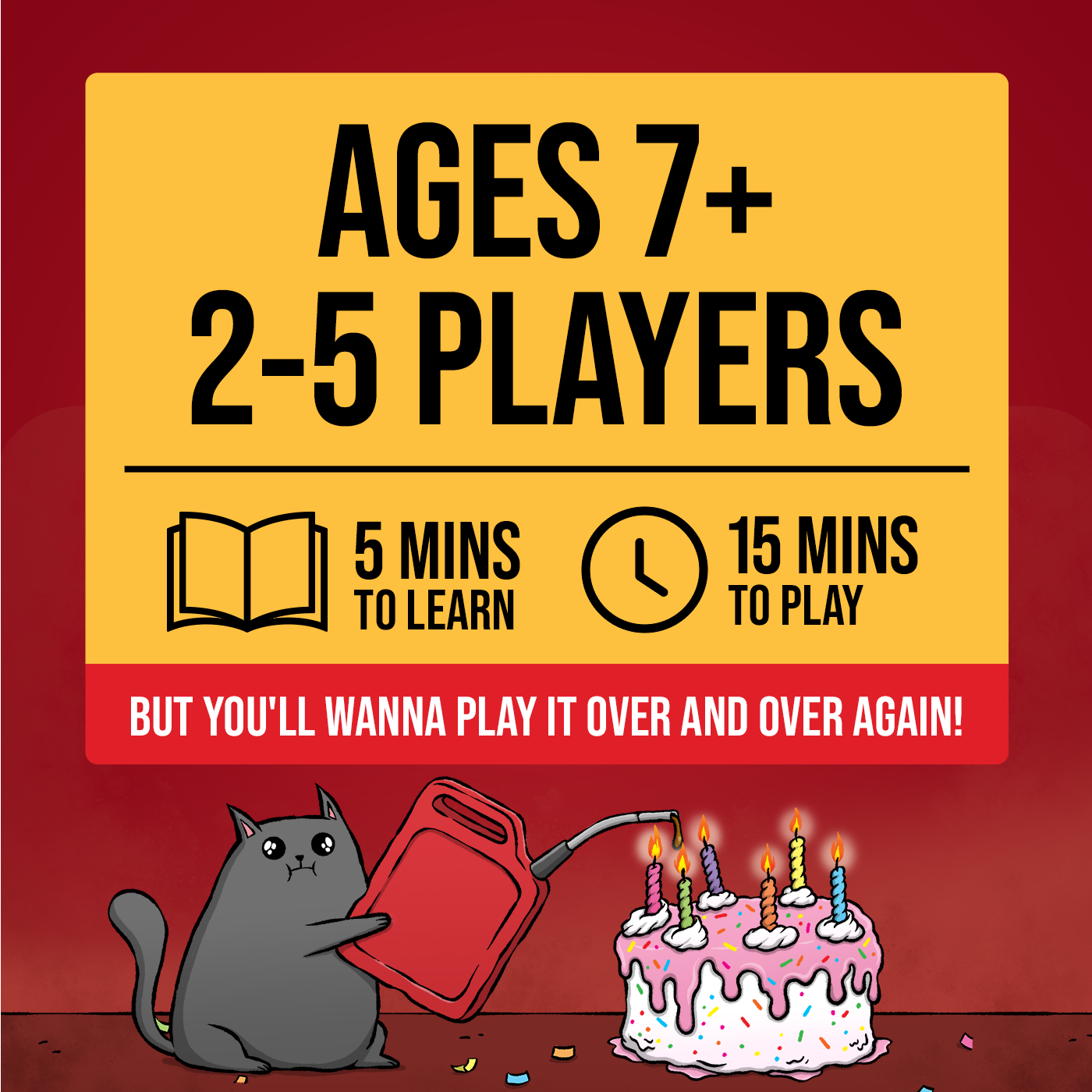 Exploding Kittens: Original Edition (10th Anniversary Tin Edition) - Trò chơi thẻ bài Mèo Nổ (Bản Kỷ Niệm 10 Năm) - Exploding Kittens