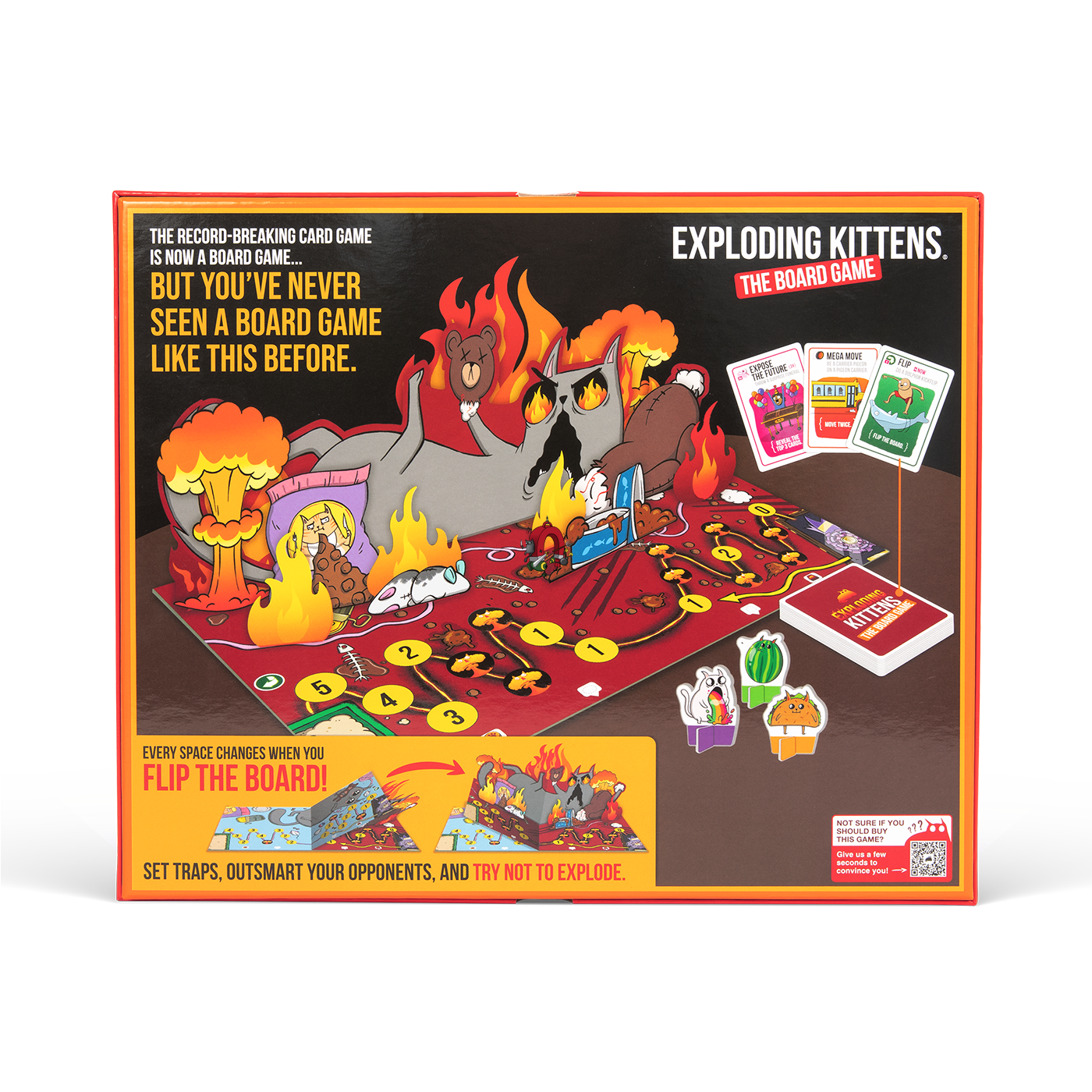 Exploding Kittens: The Board Game - Trò chơi bàn cờ chiến thuật - Exploding Kittens