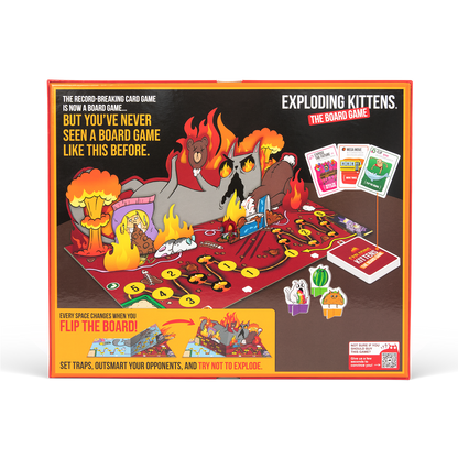 Exploding Kittens: The Board Game - Trò chơi bàn cờ chiến thuật - Exploding Kittens