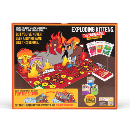 Exploding Kittens: The Board Game (Super Fan Edition) - Board Game Tiệc Tùng Chiến Thuật - Exploding Kittens