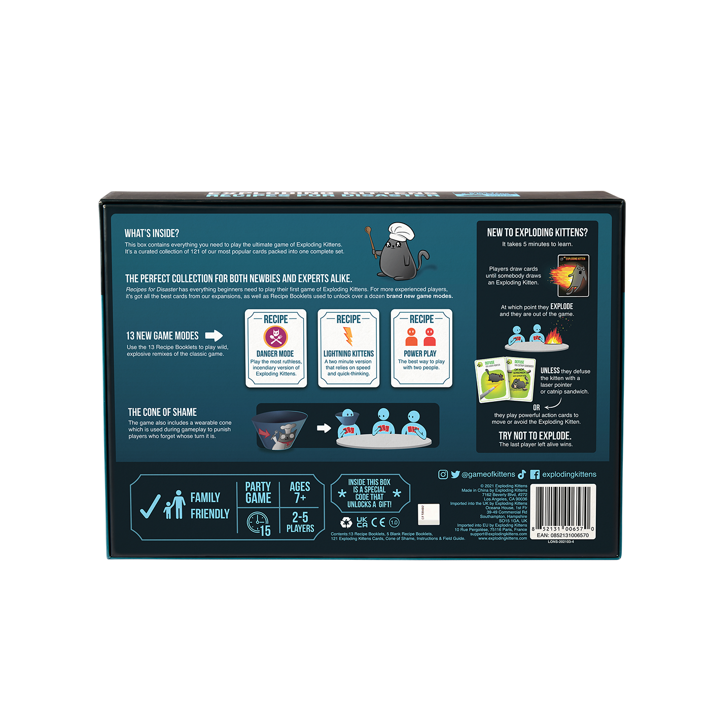 Exploding Kittens: Recipes for Disaster - Bộ sưu tập Mèo Nổ tổng hợp - Exploding Kittens