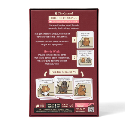 Horrible Couple: Extra Horrible Edition - Trò chơi thẻ bài người lớn - Exploding Kittens