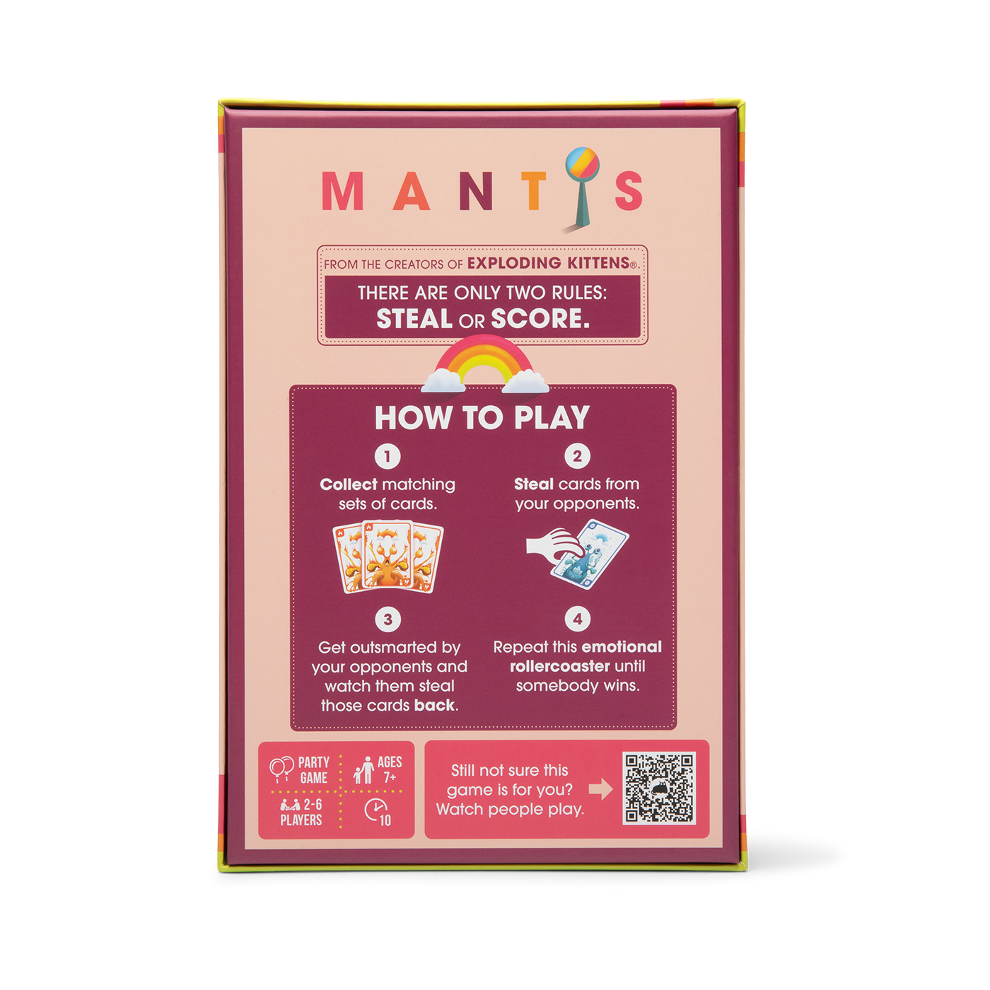 Mantis - Trò chơi thẻ bài chiến thuật màu sắc - Exploding Kittens