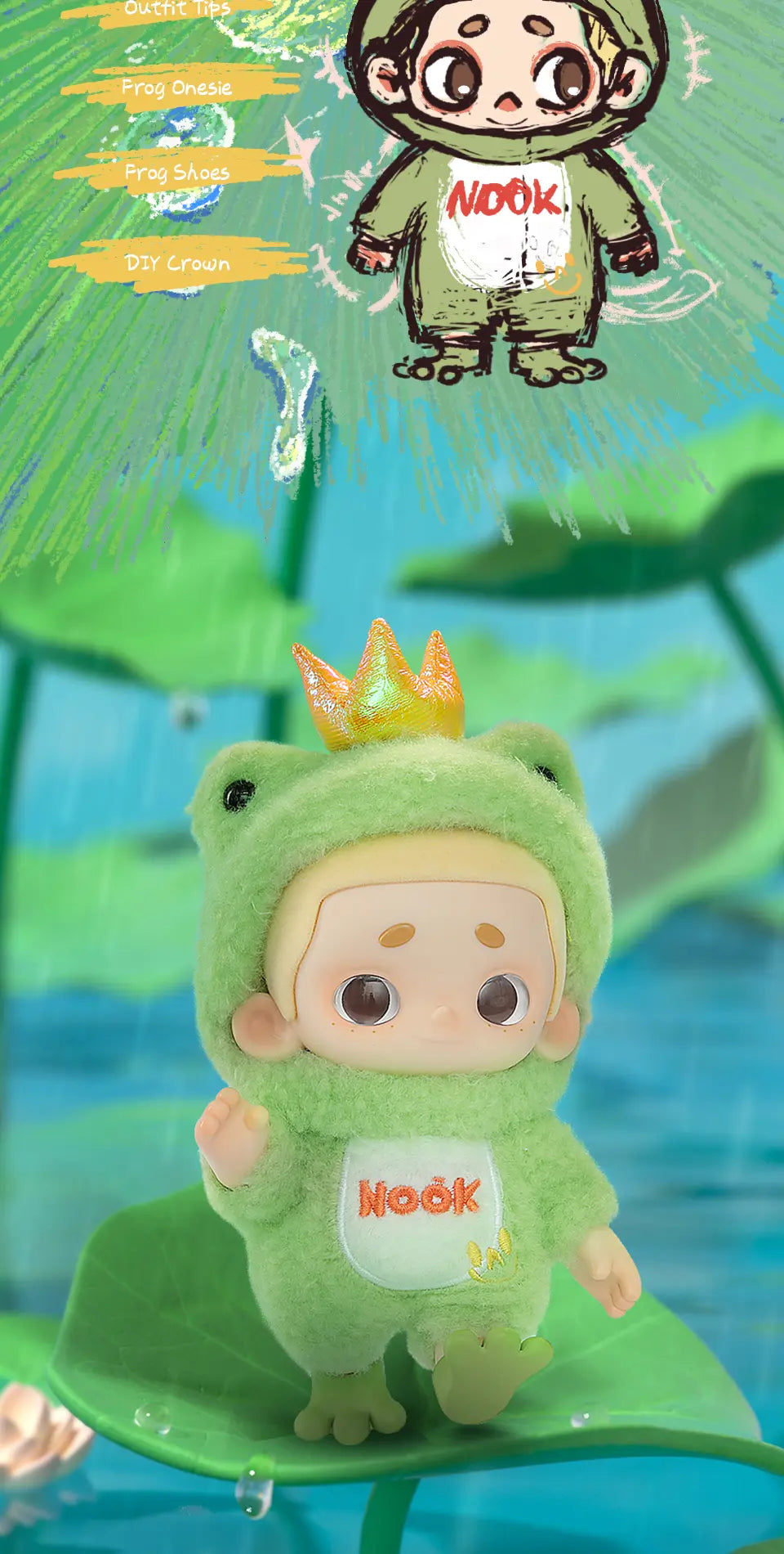 NOOK PLUSH DOLL BLIND BOX - Mô hình Búp bê bông Art Toy - 52TOYS