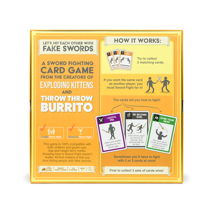 Let's Hit Each Other With Fake Swords - Trò chơi thẻ bài đối kháng - Exploding Kittens