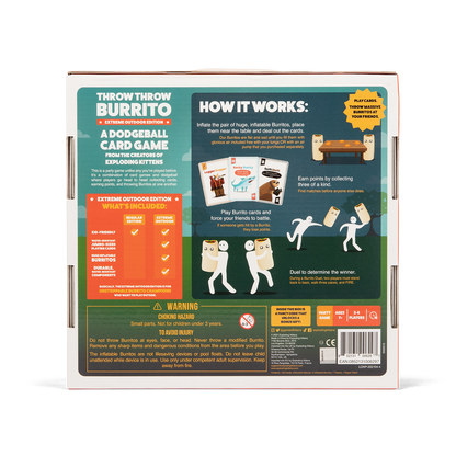 Throw Throw Burrito: Extreme Outdoor Edition - Board game ném bóng né ngoài trời - Exploding Kittens